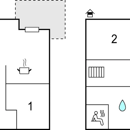 Feriehus In With Wifi Tossens